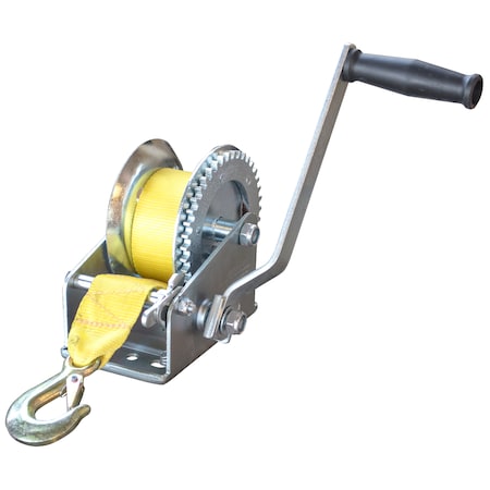 Sportsman Series Hand Winch with Hook, 2500 Lbs. W2500